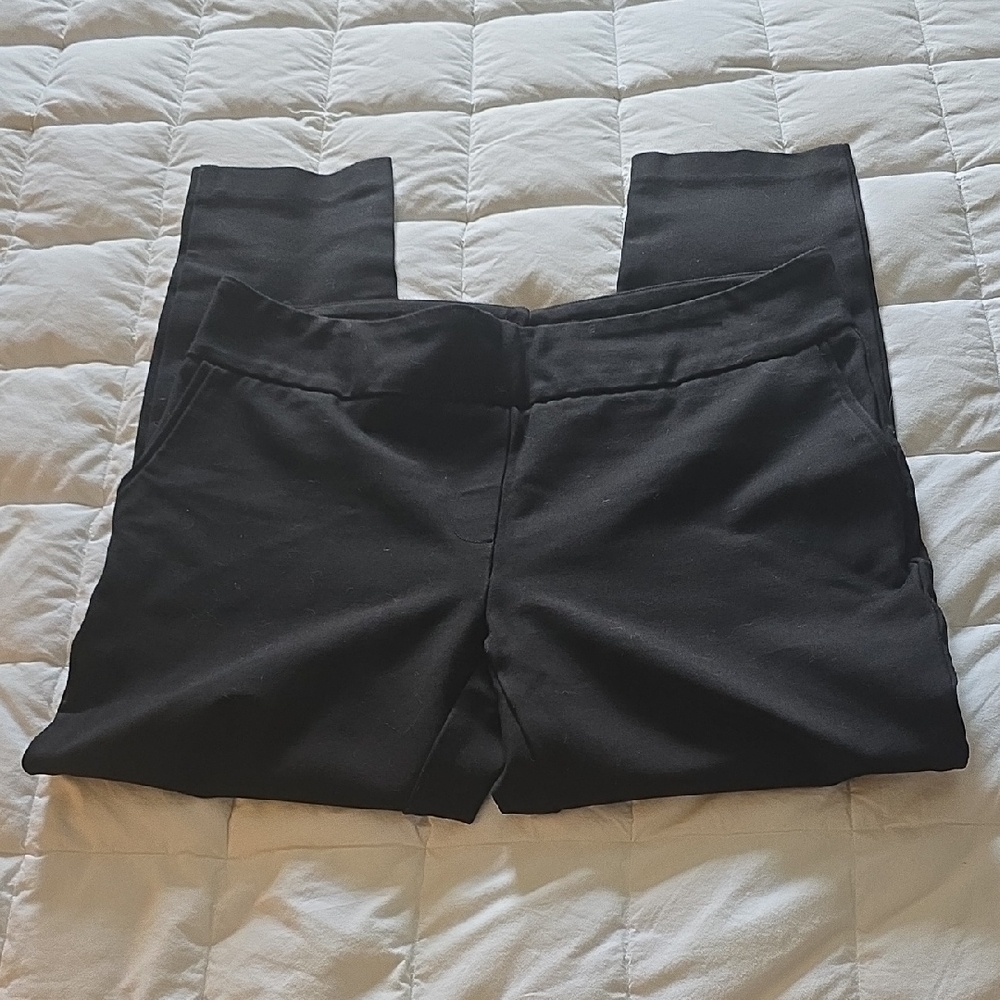 NWOT Black Knit Pull-On Pants Sz L
